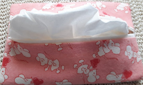 Tissue Holder - Mouse Valentine