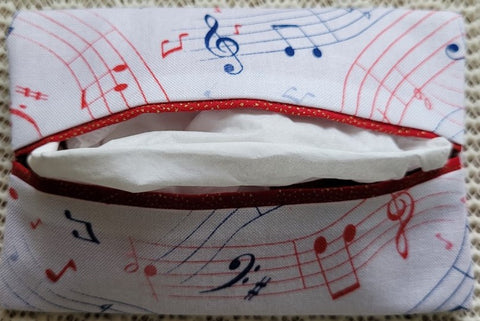 Tissue Holder - Music Notes